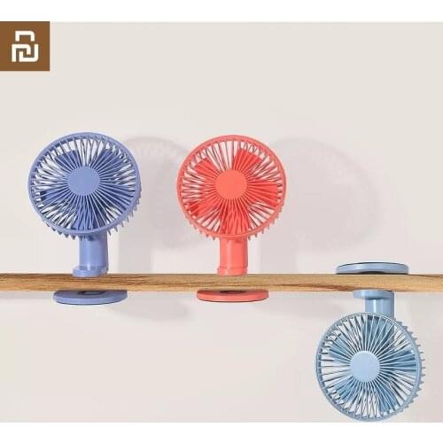 New Xiaomi Youpin VH Clip Fan Portable Desktop Clip Handheld With Rechargeable Built-in Battery 2000mAh USB Port Handy Mini Fan