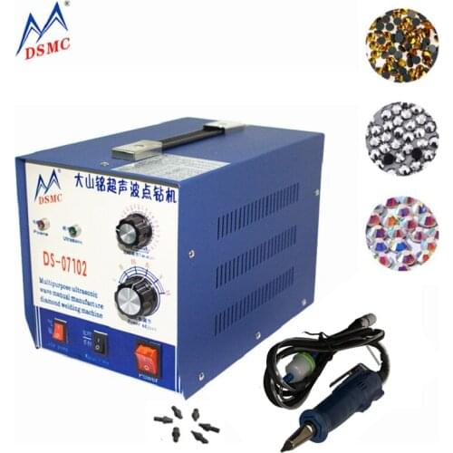 China Factory directly sale rhinestones applicator 7in1 Professional Iron-on Rhinestone EU/USPlug Heat-fix Tool