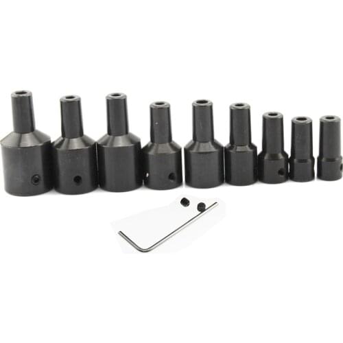 B10 Drill Taper Chuck Adaptor Connecting Rod Motor Shaft Sleeve Steel Coupling 4mm/5mm/6mm/6.35mm/7mm/8mm/10mm/11mm/12mm/14mm