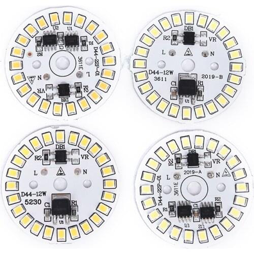 LED Bulb Patch Lamp SMD Plate Circular Module Light Source Plate For Bulb Light