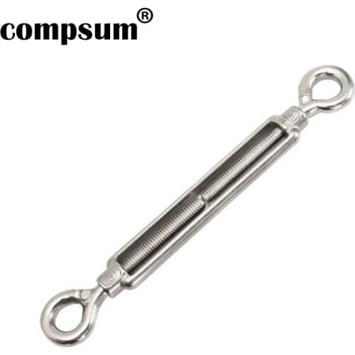 Stainless steel turnbuckle rigging screw wire rope tensioning tightener tight Connector