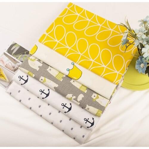 100*160cm Cotton fabric twill baby cartoon clothing dress Printed sheets bedding DIY Handmade sewing quilting patchwork fabric