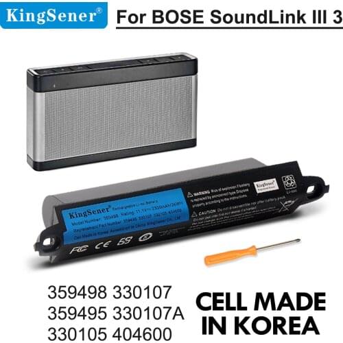 KingSener 359498 battery For Bose SoundLink III 330107A 359495 330105 For Bose soundlink Bluetooth Mobile Speaker II 404600