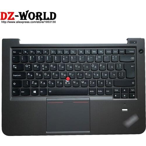Bulgarian Backlit Keyboard with Shell C Cover Palmrest Upper Case and Touchpad for Lenovo Thinkpad S3 S431 S440 Laptop 04X0999