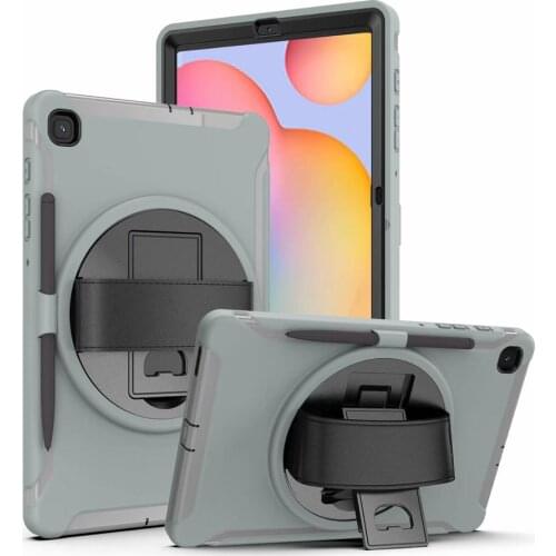 Cover For Samsung Galaxy Tab S6 Lite 10.4" 2020 P610 P615 Shockproof Safe PC Silicon Tablet Protect Case Stand Shell Coque+pen