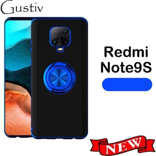 Plating Soft Transparent Cover For Xiaomi Mi 10 Pro 9T 9 8 se 6x Ring Clear Phone Case for Redmi 7 7A 8 8A K20 K30 Note 6 7 8 9s