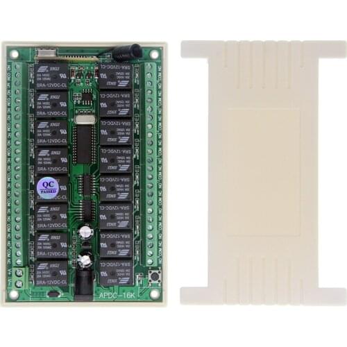 DC 12V 24V 16 CH 16CH RF Wireless Remote Control LED Light Motor Pump Switch System, Receiver Only,315/433 MHz