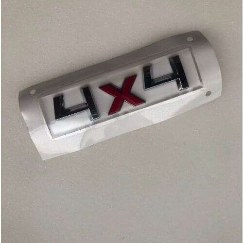 For Skoda Yeti Red 4x4 Rear Trunk Boot Lid Letter Sticker Alphabet Decal Character Emblem OE: 5LD853687H Material Type:ABS