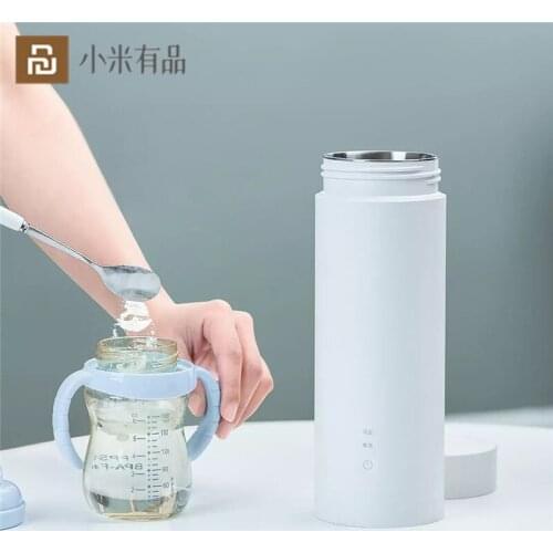 Electric Travel Thermo Cup Smart Temperature Control Portable Stainless Steel Water Bottle Tea Coffee Cup From Xiaomi Youpin