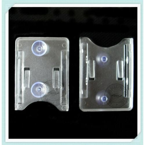 EM UHF Mifare1 6C RFID Card Holder Shelf Clip w/Vacuum Chuck f/windshield glass