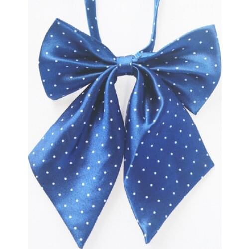 Hot Women Ribbon Party Butterfly Tie Solid Color Adjustable Bowtie Neckwear Hotel clerk Wedding Lady Bow Tie Bow Ties Bowknot