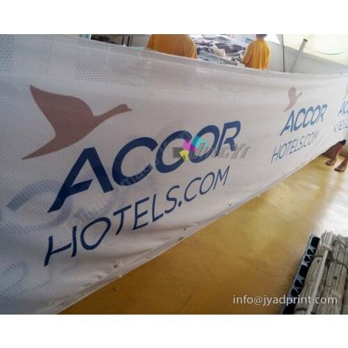 Custom Print Fabric Mesh Long Banner