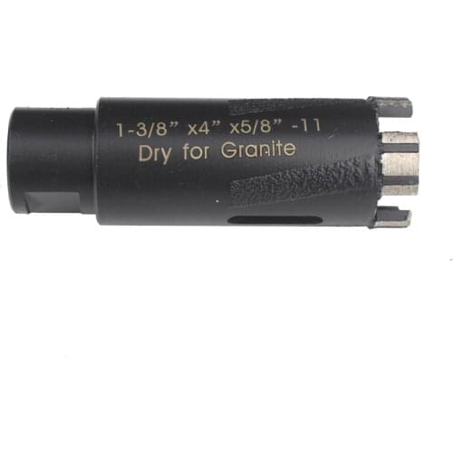 JDK 1PC Diamond Dry Core Drill Bits Hole Saw For Granite/Quartz/Engineer Stone With 5/8"-11 Thread
