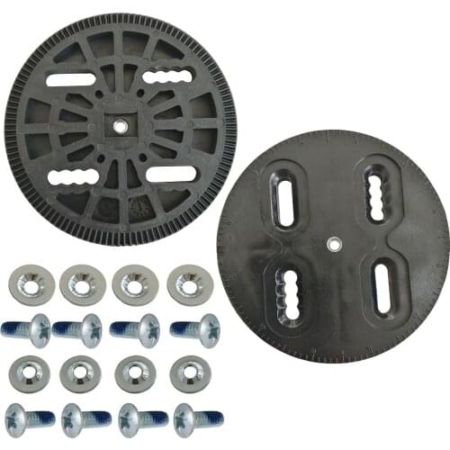 Snowboard Binding Disc Set Black Disc(pair) Binding Spare Parts Mounting Plates Strap-In Technine