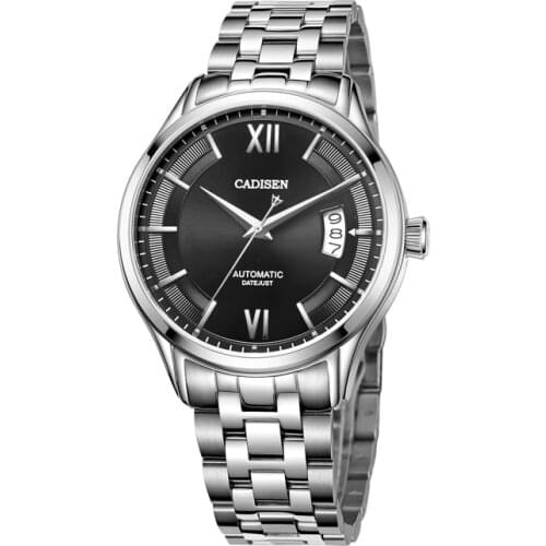 Cadisen new Seiko movement nh35a sapphire Roman digital fashion luxury watch low price promotion