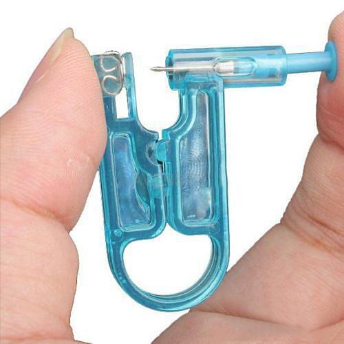Healthy Safety Asepsis Disposable Ear Piercing Gun Unit Tool with Ear Stud Asepsis Pierce Kit Ear Piercing Gun Piercer Tool