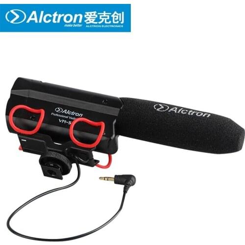 Original Alctron VM-5 Video camera microphone for interview with coat foam included