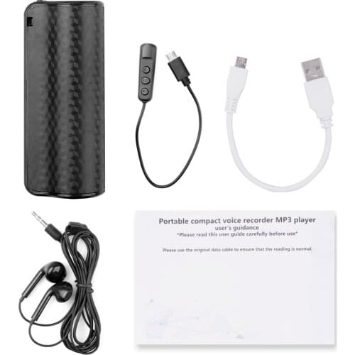 8GB 16GB 32GB Portable Mp3 Player Recording Digital Audio Voice Recorder Voice Activated Mini USB Pen For Lectures