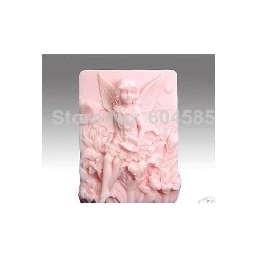 Fairy Flowers 0570 Craft Art Silicone Soap mold Craft Molds DIY