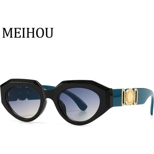 Luxury Brand Small Cat Eye Sunglasses Women Fashion Travel Gradient Vintage Shades Retro Oval Sun Glasses Eyewear glasses