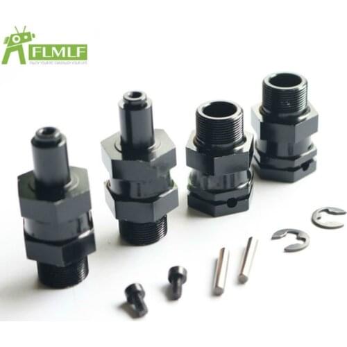 Alloy Upgrade 24mm Hex Hub Extended Axle Fit for 1/5 HPI ROFUN ROVAN KM BAJA 5B Parts