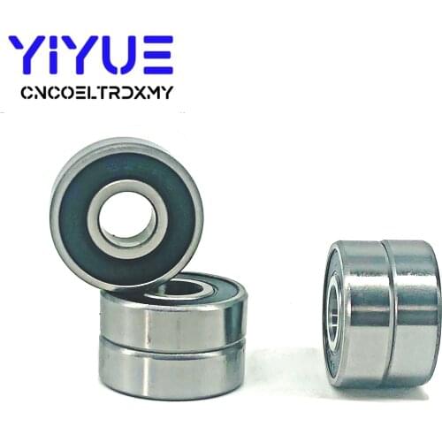 10PCS/lot 608RS Bearing 8*22*7 mm ABEC-5 Skateboard Scooter 608 2RS Skate Roller Ball Bearings Kit Miniature Ball Bearing