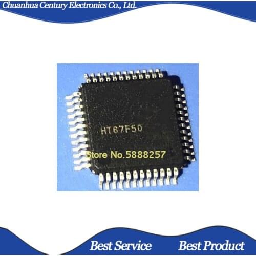 10 Pcs/Lot HT67F50 QFP48 Original and New In Stock