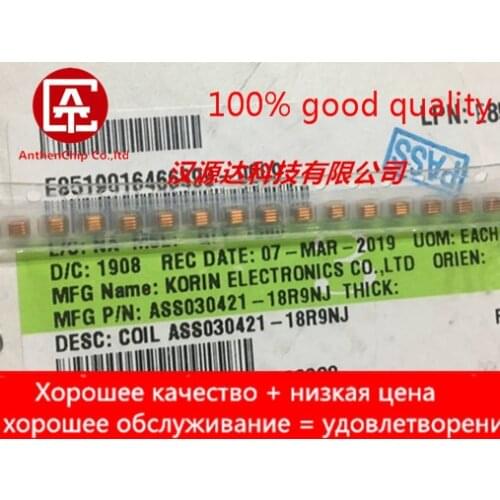 10pcs real orginal new ASS030421-18R9NJ KORIN spring coil air core inductor 18.9NH 5% 0.3 wire 4 turns