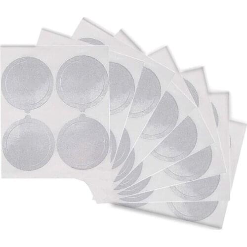 100 PCS 37MM Aluminum Foil Lids Aluminum Lids Seals Foil Lids Compatible with for Nespresso Capsules Coffee Pods