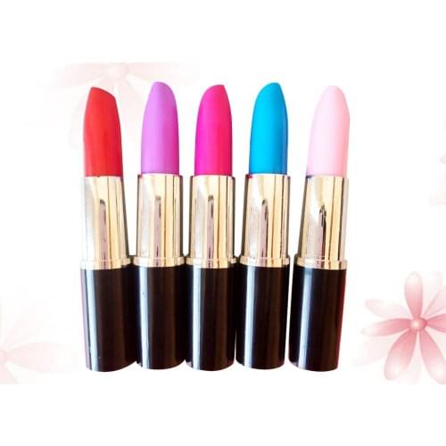 24pcs Lipstick Ball-Point Pen Creative Beautiful Ball-Point Pen Lipstick Sign Pen for Home Store School Random Color