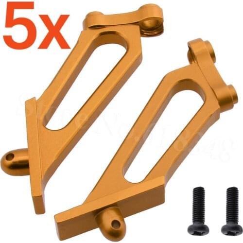 5 Sets Aluminum Wing Stay Support Holder Mount Post For Himoto Tanto E10XB E10XBL Buggy Spare Parts of 31306
