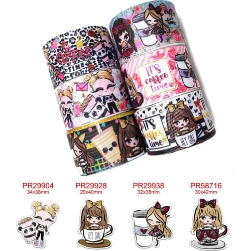 Free shipping 2020 new arrival cartoon character 10 yards printed custom 3 inch grosgrain ribbons 44568