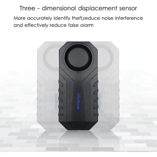 Vehicle Security Anti Lost Remind Vibration Warning Alarm Sensor Marlboze Waterproof Remote Control Bike Motorcycle Electric Ca