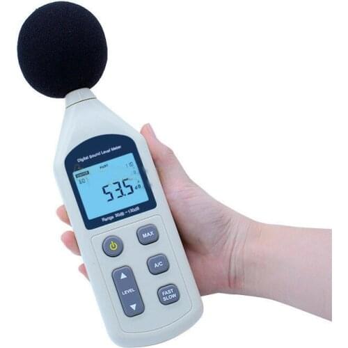 BENETECH GM1357 Digital Sound Level Meter Noise Measuring Instrument 30-130dB High Precision Handheld Noise Level Decibel Meter