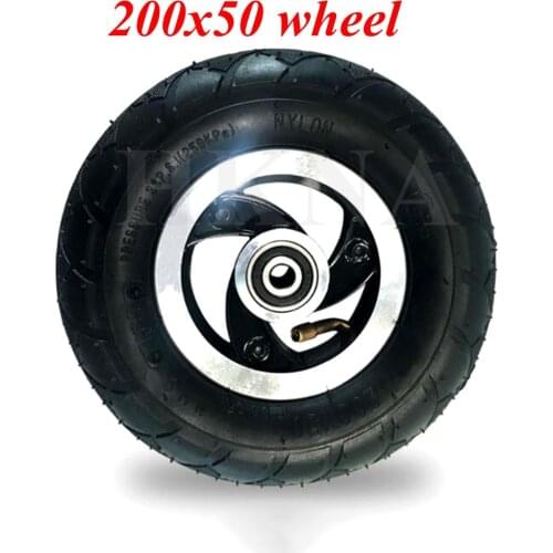 200x50 Wheel Tire for Electric Scooter Razor E100 E150 E200 Espark Crazy Cart Scooters 8 Inch Front Wheel Parts