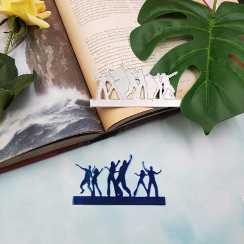 Dancers on stage metal cutting dies 2019 new DIY scrapbook album paper card decorative crafts embossing mould