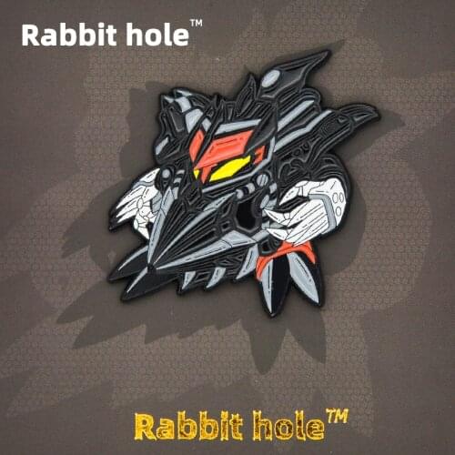 Hand-made Anime Metal Badges Black Express Brooch Hikarian Hand-painted Train Man Retro Nostalgic Anime Collection Toy