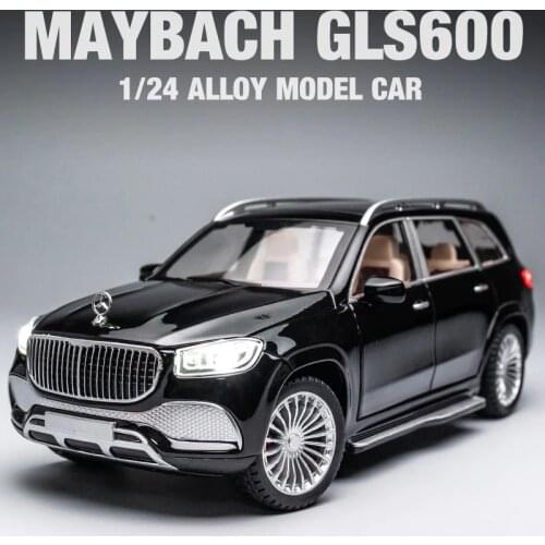 1:24 Maybach Gls600 Alloy Car Model Linkage Wheel Simulation Children Toy Car SUV Metal Diecasts & Toy Vehicles Kids Gifts