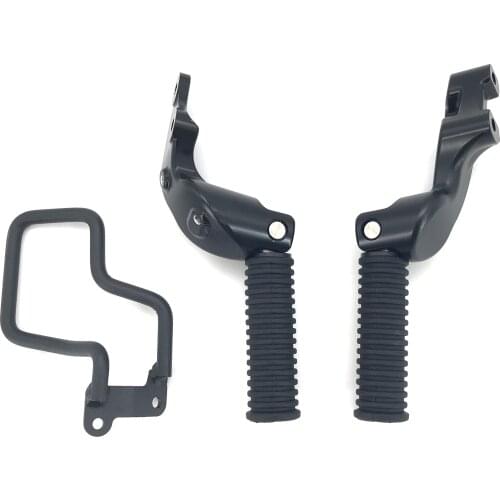 Motorcycle Pedal Rear Passenger Foot Pegs Footrest Footpegs Pedal plating Black For Indian Scout Bobber 2018-2021
