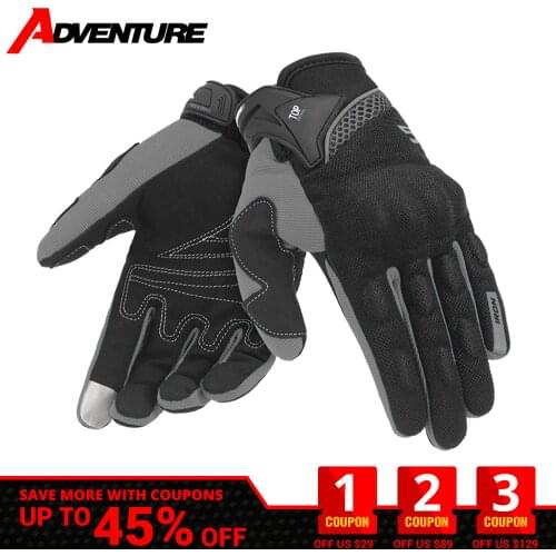 Motorcycle Gloves Touch Screen Protection Summer Breathable Full Finger Gloves Guantes Moto Men Women Accesorios Moto Gloves