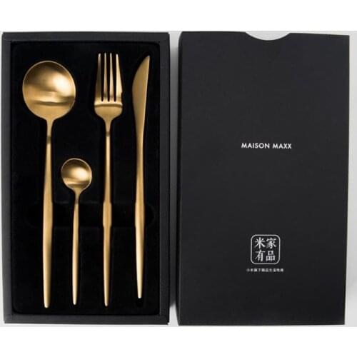 Youpin Maision Maxx Stainless Steel Tableware Set Knife Spoon Fork Tea-spoon 4 Kit Smart Home