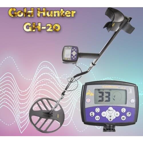 GH-20 Gold Nugget Detector Equipment with Waterproof Coil andEarphone Pinpoint Treasure Scanner Equipment