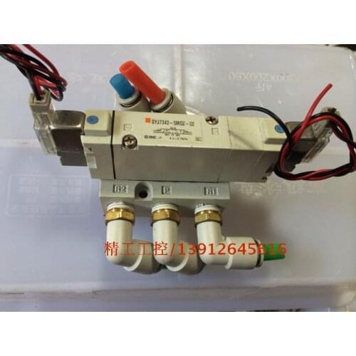 [SA] SMC original five position three solenoid valve SYJ7343-5MOZ-02 spot physical map containing the seat --2PCS/LOT