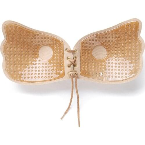 Sexy Women LB Bra Seamless Push Up Invisible Bra Self-Adhesive Sticky Big Size D Cup Bralette Strapless Fly Bra Party lingerie