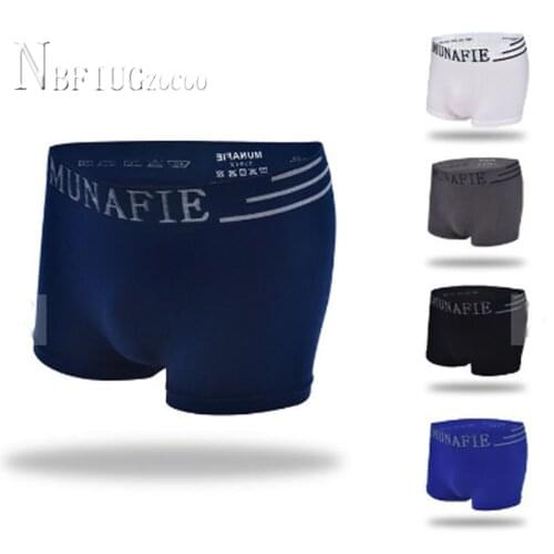 5pcs/ lot Underwear Men Boxer Cotton Underpants Mens Shorts Underwear Boxer