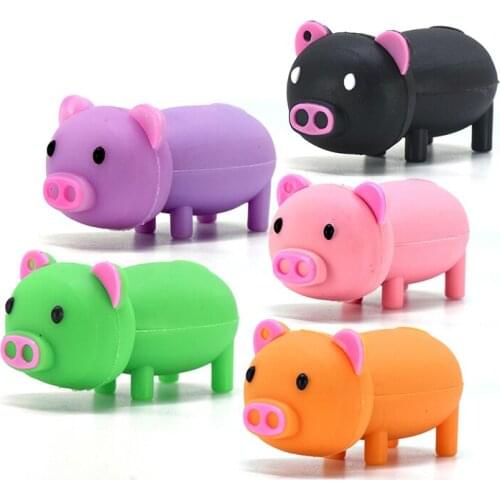 Cute Pet Pig Animal Pen Drive 32GB 4GB 16GB 8GB 64GB Usb Flash Drive 128GB 256GB Cartoon U Disk Memory Stick Pendrive