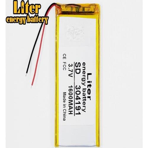 XWD 304191P 3.7V KEBE PL304191 304192 PL304190 1600MAH LI- ION POLYMER battery for china clone S6 S9600 MTK phone