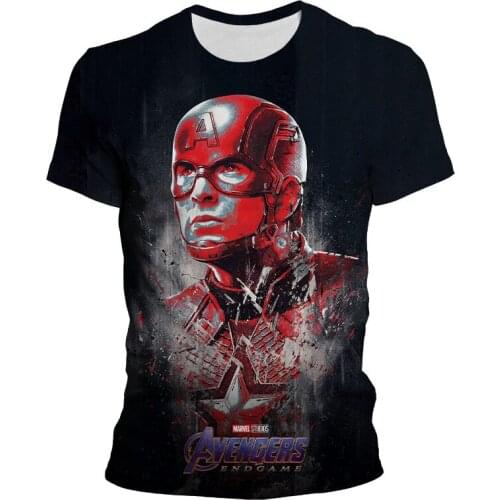 Women T-shirts Marvel Hero Captain America 3D Print Summer T Shirt For Men Casual Harajuku Style Boy Girl Kids Tee Shirts