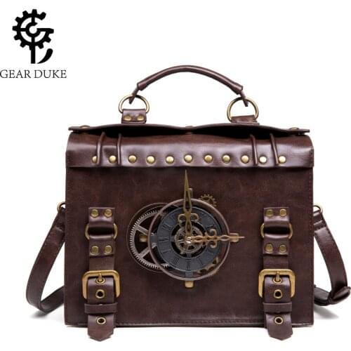 Womens Bags 2021 New Womens Bags Industrial Retro Style Womens One-shoulder Diagonal Bag Handbags Shoulder Bag Purse tote bag