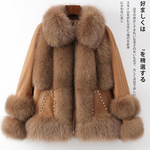 Women 2021 Winter Fashion Faux Fox Fur Coat Female Clothes New Artificial Fox Fur Overcoat Lady Thick Warm Furry Outerwear C572